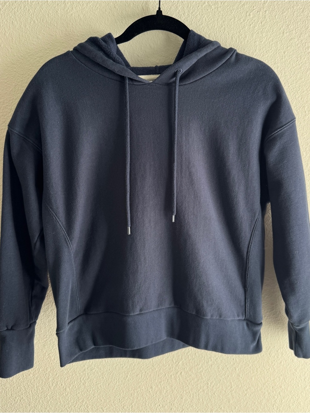 Champion Reverse Weave Pullover Hoodie Navy Blue Mens Medium